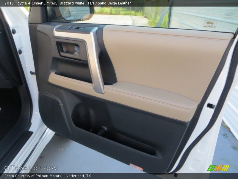 Blizzard White Pearl / Sand Beige Leather 2013 Toyota 4Runner Limited