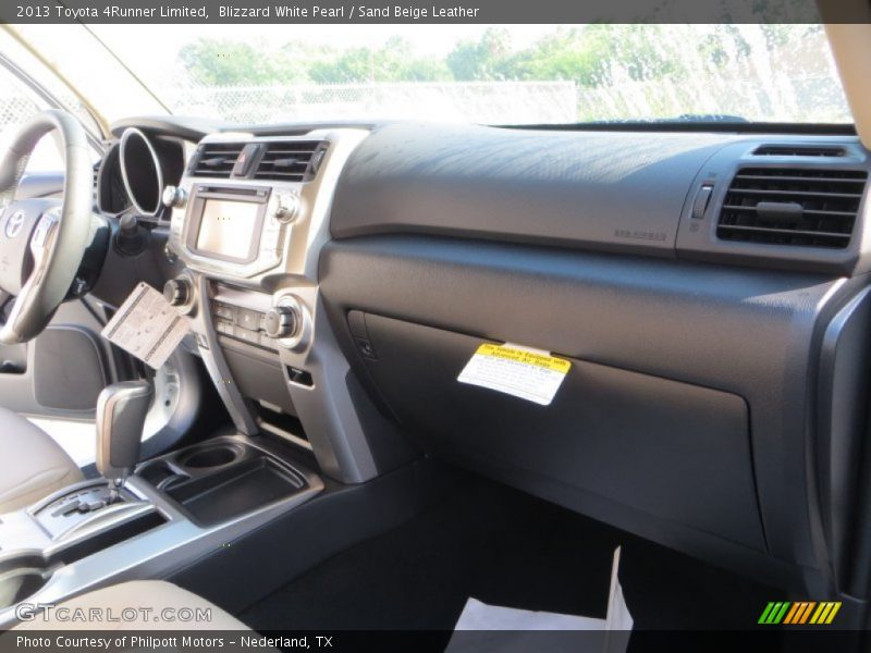 Blizzard White Pearl / Sand Beige Leather 2013 Toyota 4Runner Limited