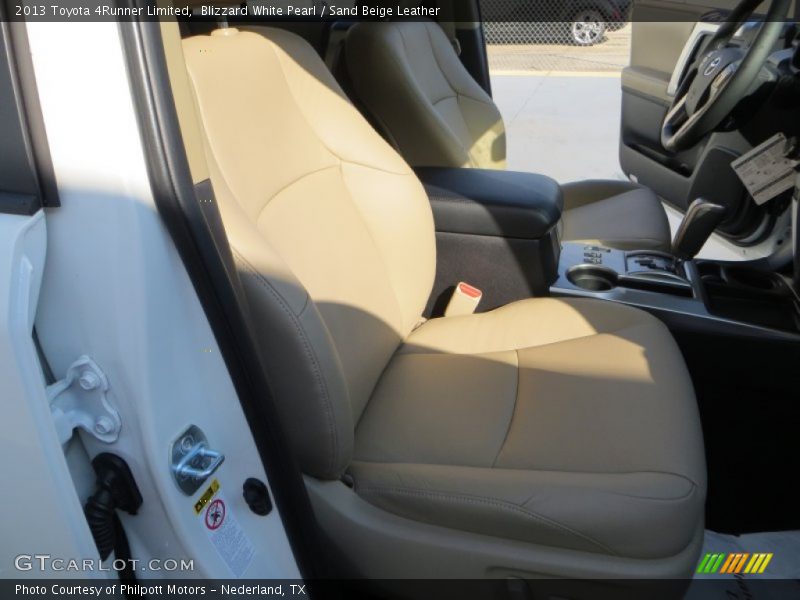 Blizzard White Pearl / Sand Beige Leather 2013 Toyota 4Runner Limited
