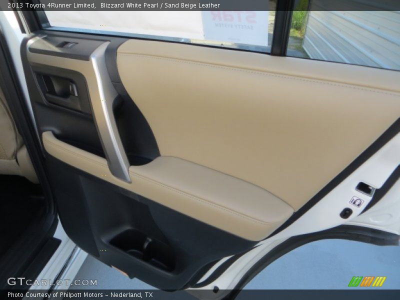 Blizzard White Pearl / Sand Beige Leather 2013 Toyota 4Runner Limited