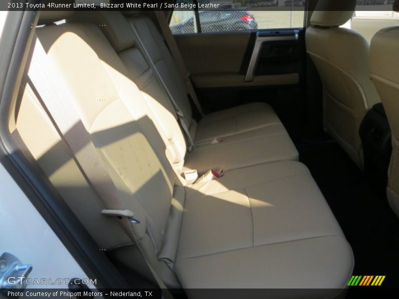 Blizzard White Pearl / Sand Beige Leather 2013 Toyota 4Runner Limited