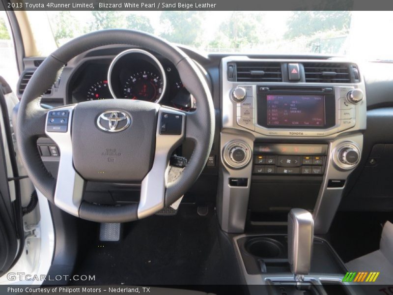 Blizzard White Pearl / Sand Beige Leather 2013 Toyota 4Runner Limited