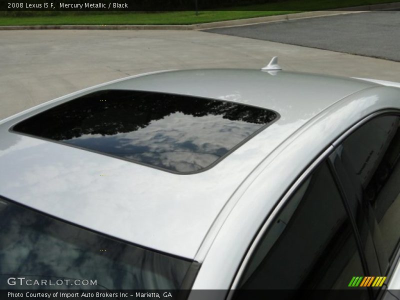 Mercury Metallic / Black 2008 Lexus IS F