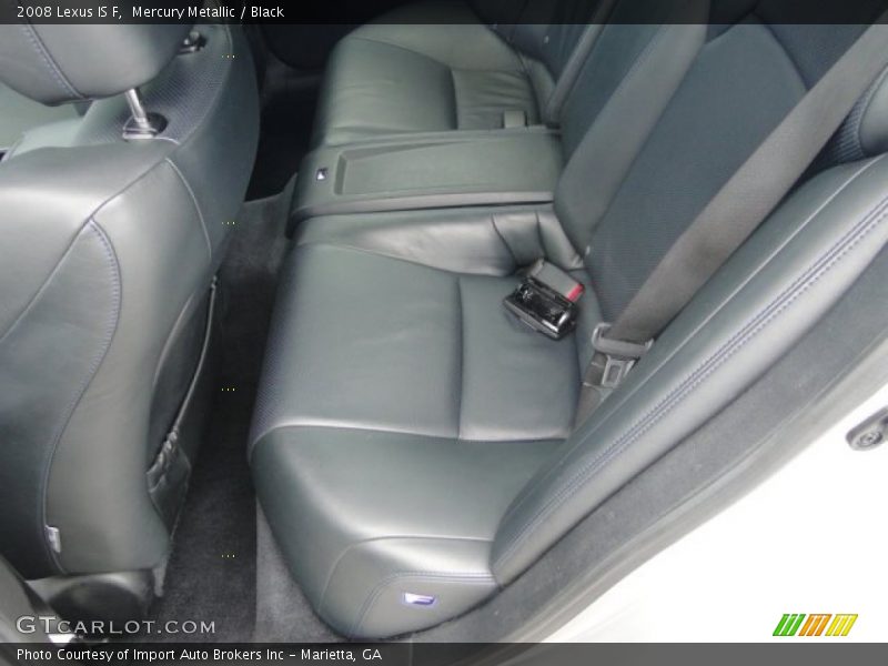 Mercury Metallic / Black 2008 Lexus IS F