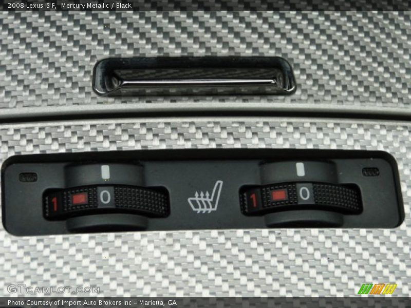 Mercury Metallic / Black 2008 Lexus IS F