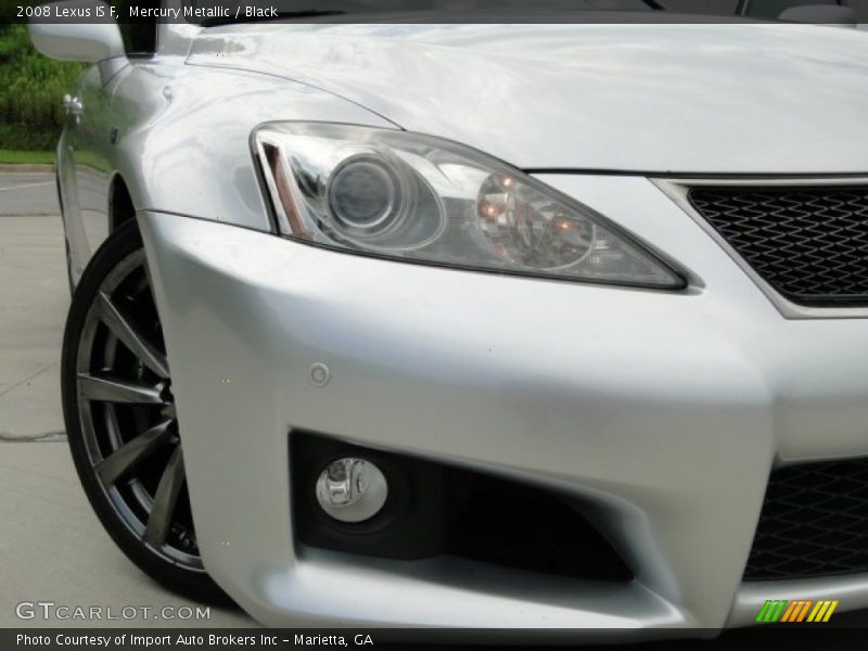 Mercury Metallic / Black 2008 Lexus IS F