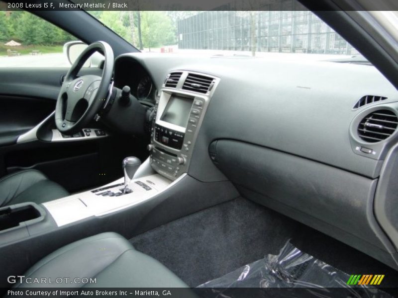 Mercury Metallic / Black 2008 Lexus IS F