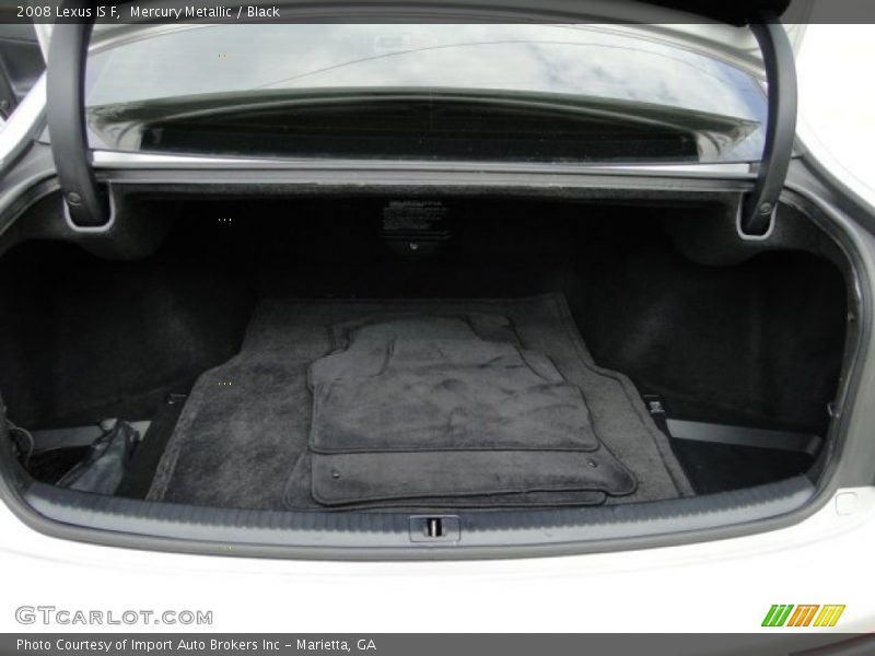 Mercury Metallic / Black 2008 Lexus IS F