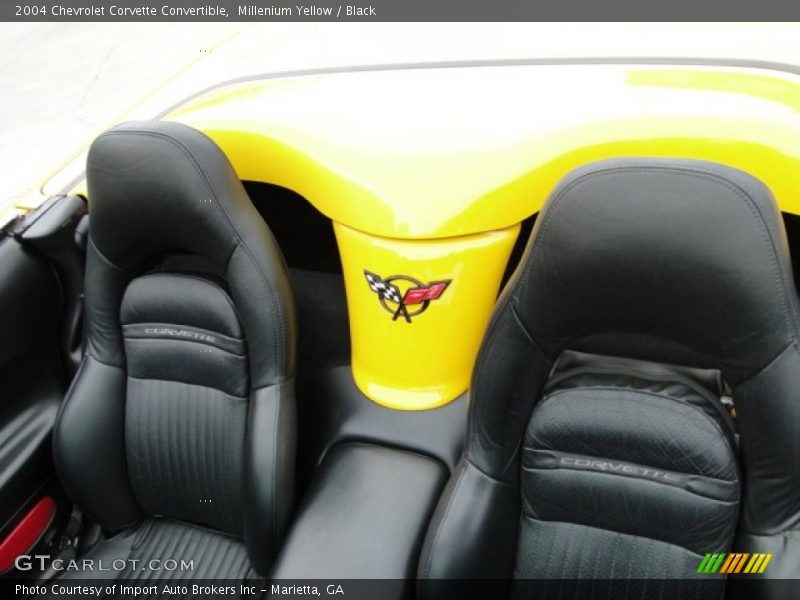 Millenium Yellow / Black 2004 Chevrolet Corvette Convertible