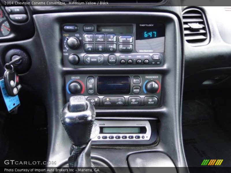 Millenium Yellow / Black 2004 Chevrolet Corvette Convertible