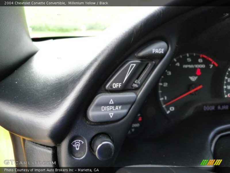 Millenium Yellow / Black 2004 Chevrolet Corvette Convertible