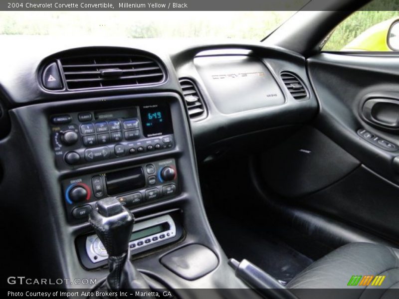 Millenium Yellow / Black 2004 Chevrolet Corvette Convertible
