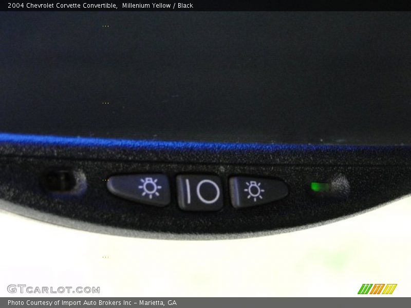 Millenium Yellow / Black 2004 Chevrolet Corvette Convertible