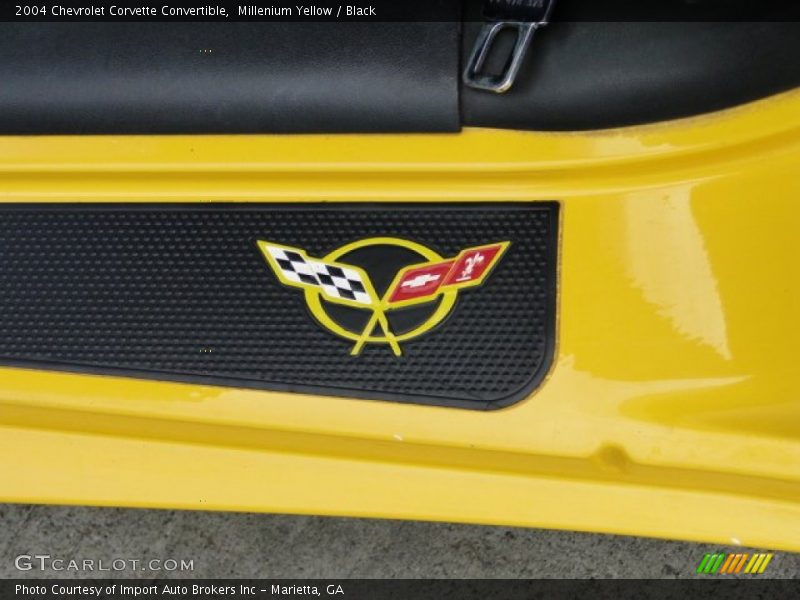Millenium Yellow / Black 2004 Chevrolet Corvette Convertible