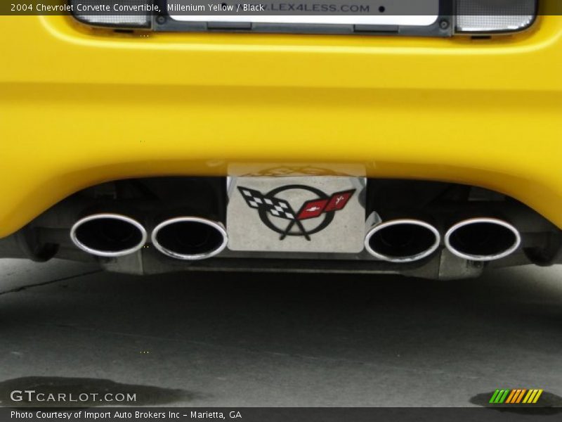 Millenium Yellow / Black 2004 Chevrolet Corvette Convertible