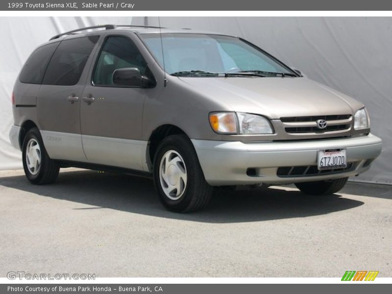 Sable Pearl / Gray 1999 Toyota Sienna XLE