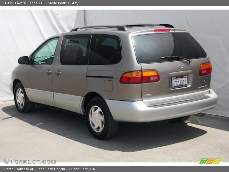 Sable Pearl / Gray 1999 Toyota Sienna XLE