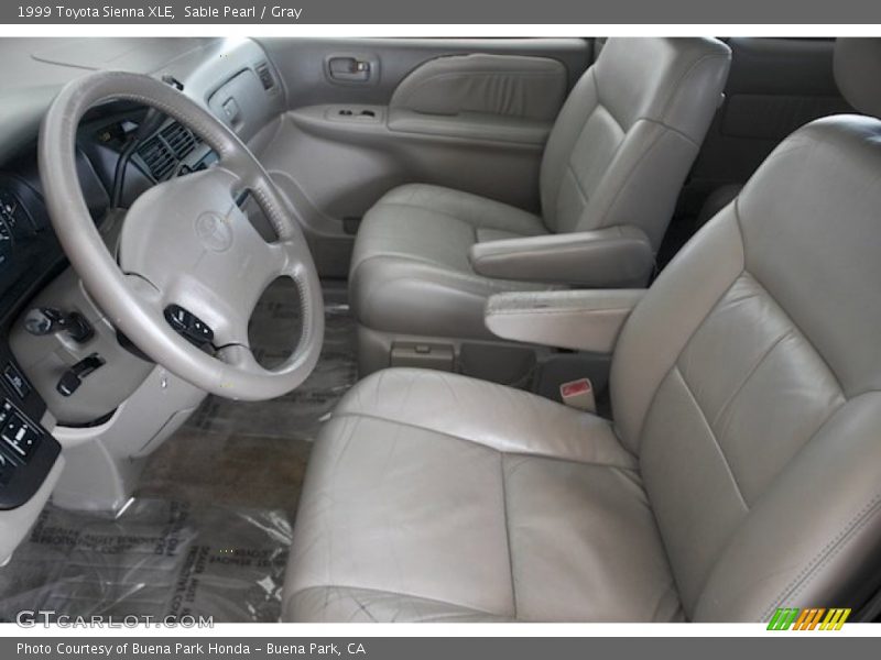 Sable Pearl / Gray 1999 Toyota Sienna XLE