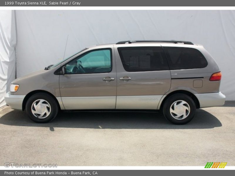 Sable Pearl / Gray 1999 Toyota Sienna XLE