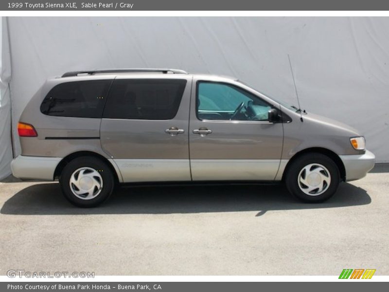 Sable Pearl / Gray 1999 Toyota Sienna XLE
