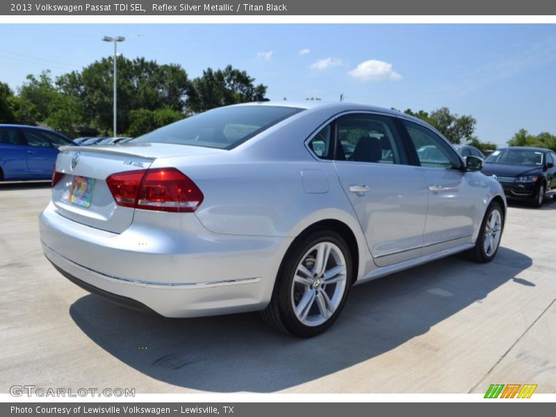 Reflex Silver Metallic / Titan Black 2013 Volkswagen Passat TDI SEL