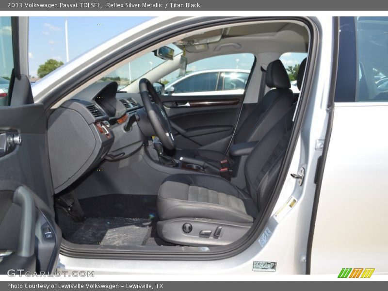 Reflex Silver Metallic / Titan Black 2013 Volkswagen Passat TDI SEL