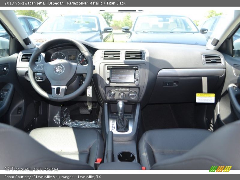 Reflex Silver Metallic / Titan Black 2013 Volkswagen Jetta TDI Sedan