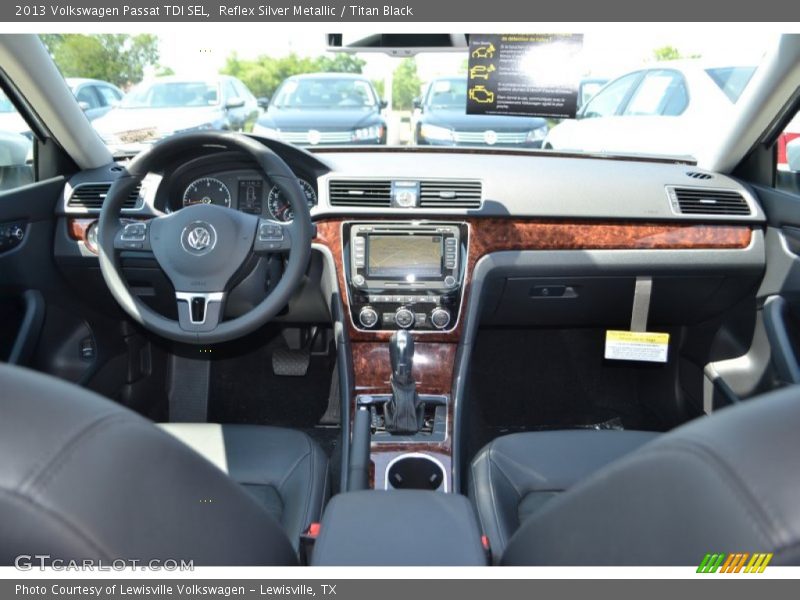 Reflex Silver Metallic / Titan Black 2013 Volkswagen Passat TDI SEL