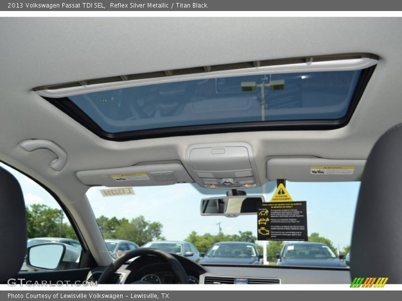 Reflex Silver Metallic / Titan Black 2013 Volkswagen Passat TDI SEL