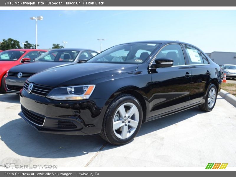 Black Uni / Titan Black 2013 Volkswagen Jetta TDI Sedan