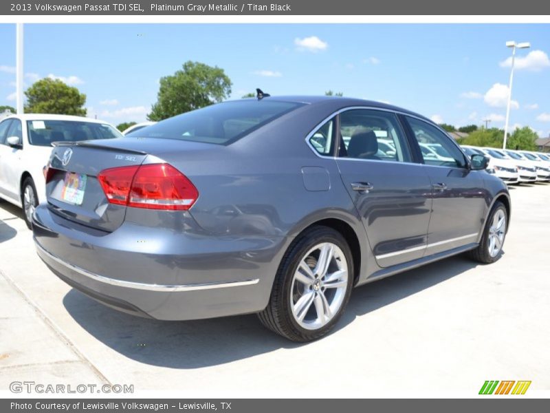 Platinum Gray Metallic / Titan Black 2013 Volkswagen Passat TDI SEL