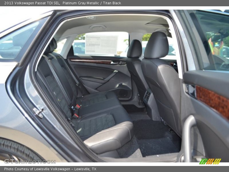 Platinum Gray Metallic / Titan Black 2013 Volkswagen Passat TDI SEL