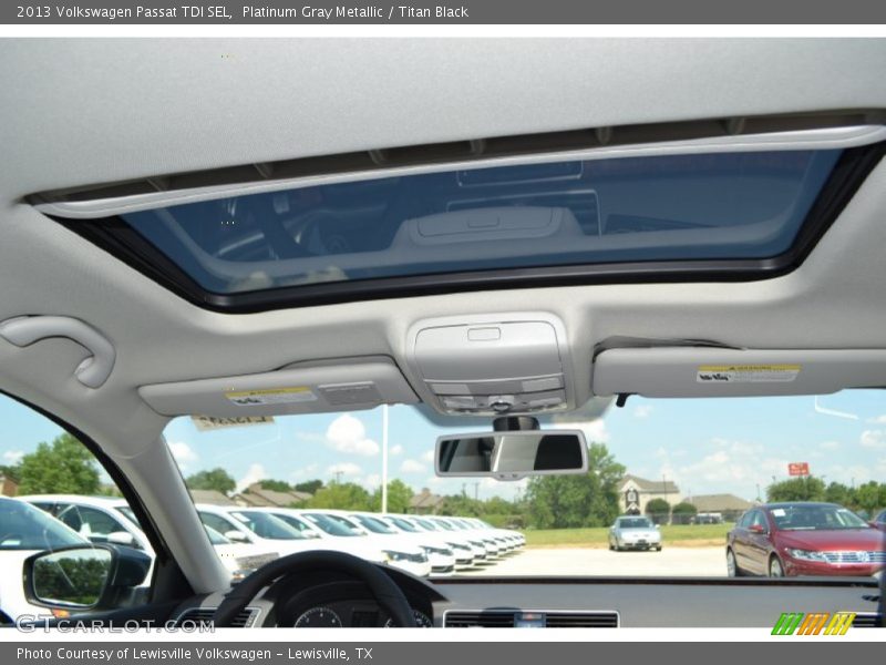 Platinum Gray Metallic / Titan Black 2013 Volkswagen Passat TDI SEL