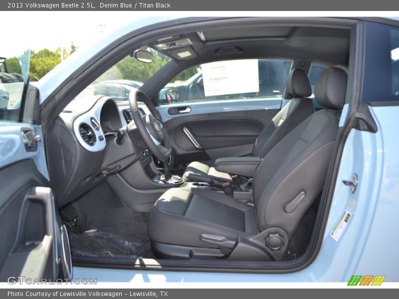 Denim Blue / Titan Black 2013 Volkswagen Beetle 2.5L