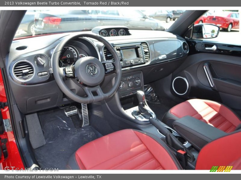 Black/Red Interior - 2013 Beetle Turbo Convertible 