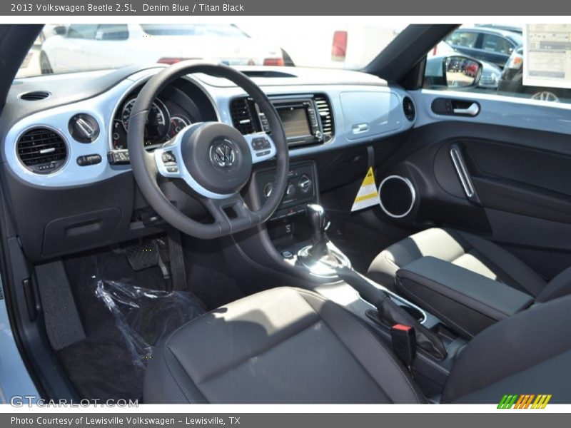 Denim Blue / Titan Black 2013 Volkswagen Beetle 2.5L