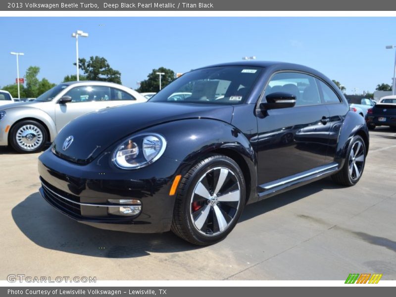Deep Black Pearl Metallic / Titan Black 2013 Volkswagen Beetle Turbo