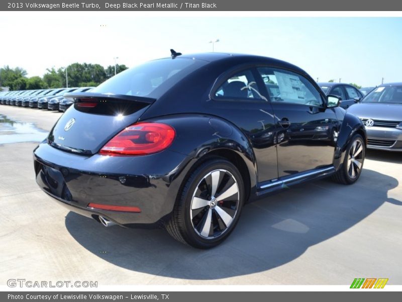 Deep Black Pearl Metallic / Titan Black 2013 Volkswagen Beetle Turbo