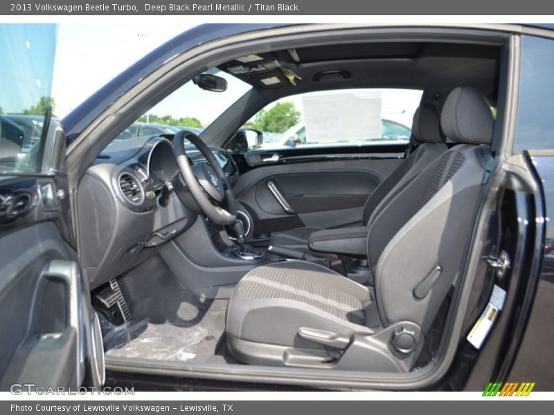 Deep Black Pearl Metallic / Titan Black 2013 Volkswagen Beetle Turbo