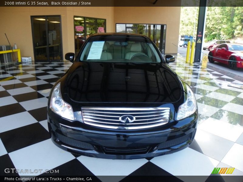 Black Obsidian / Stone 2008 Infiniti G 35 Sedan