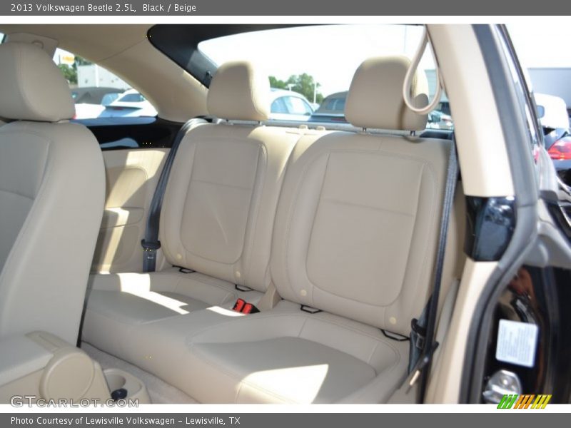 Black / Beige 2013 Volkswagen Beetle 2.5L
