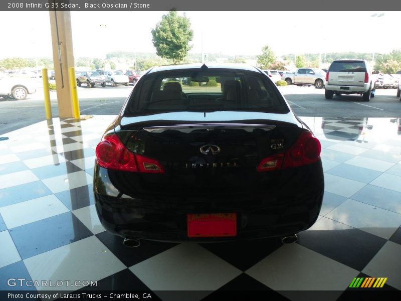 Black Obsidian / Stone 2008 Infiniti G 35 Sedan