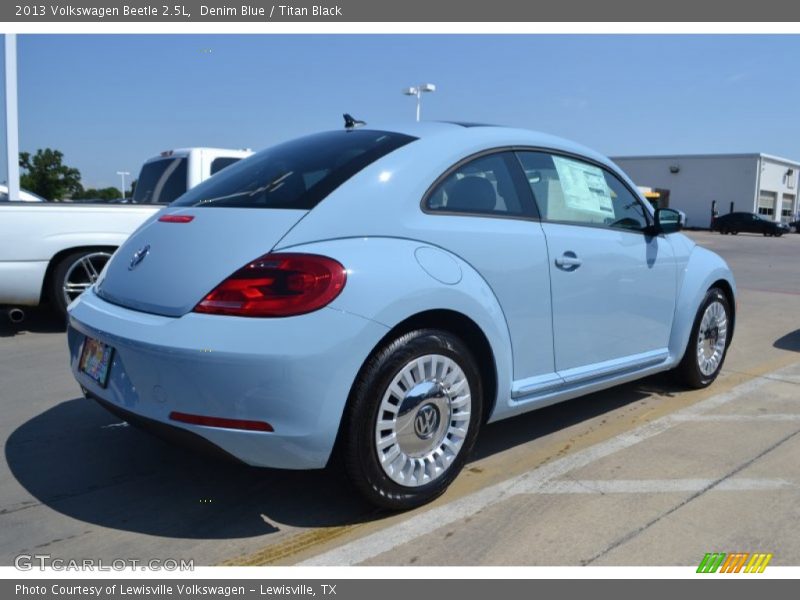 Denim Blue / Titan Black 2013 Volkswagen Beetle 2.5L