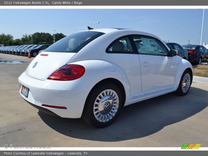 Candy White / Beige 2013 Volkswagen Beetle 2.5L