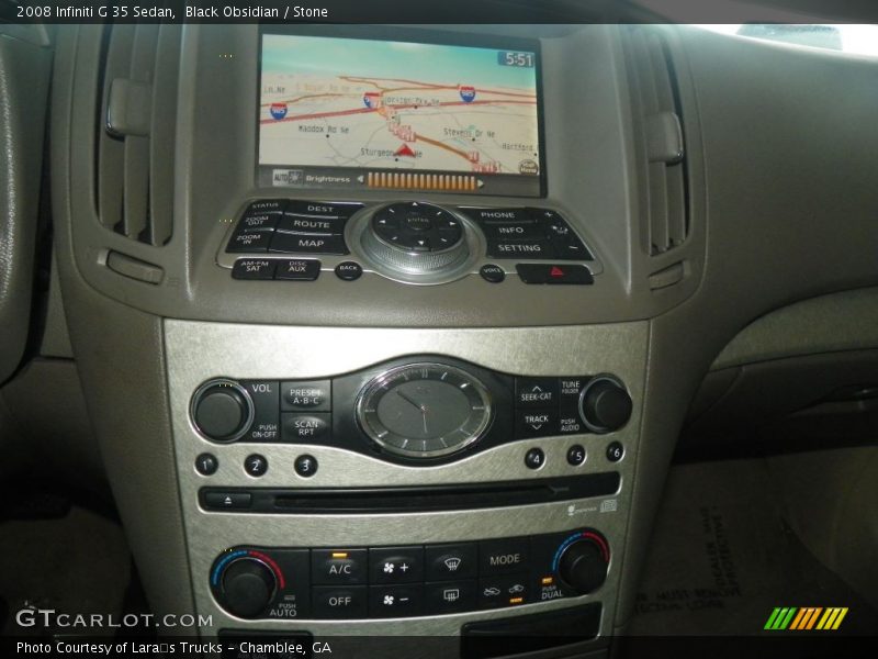 Black Obsidian / Stone 2008 Infiniti G 35 Sedan