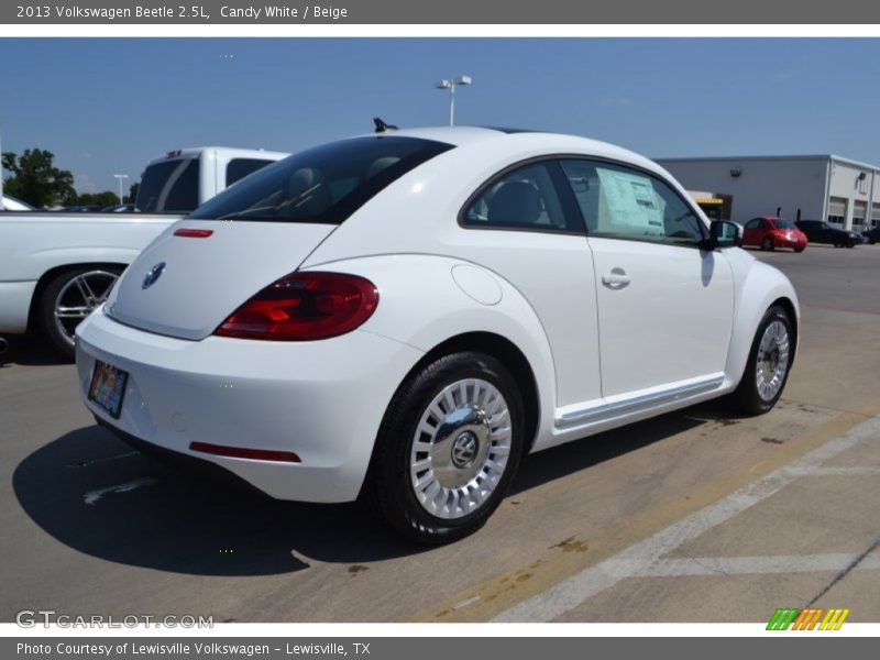 Candy White / Beige 2013 Volkswagen Beetle 2.5L