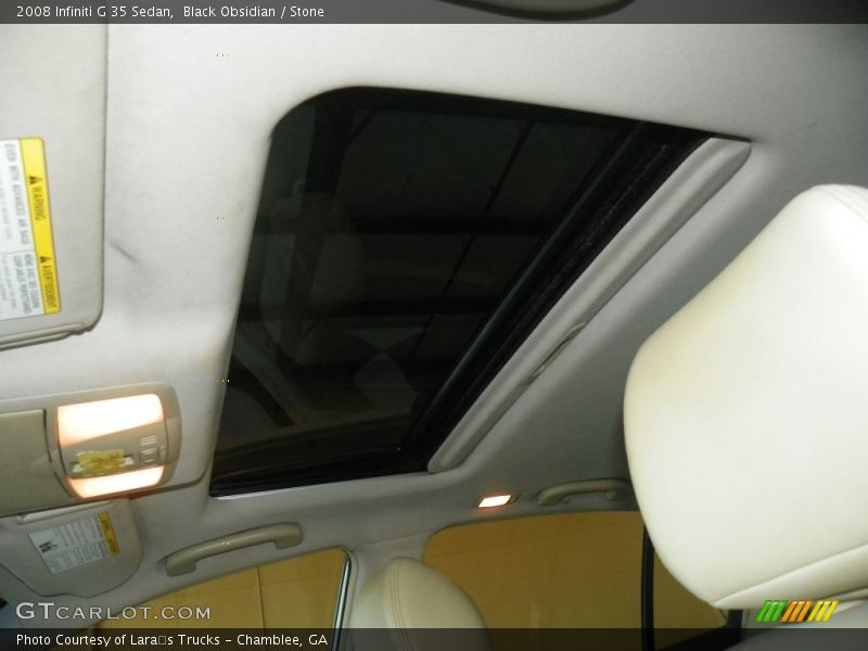 Black Obsidian / Stone 2008 Infiniti G 35 Sedan