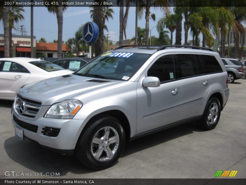 Iridium Silver Metallic / Black 2007 Mercedes-Benz GL 450