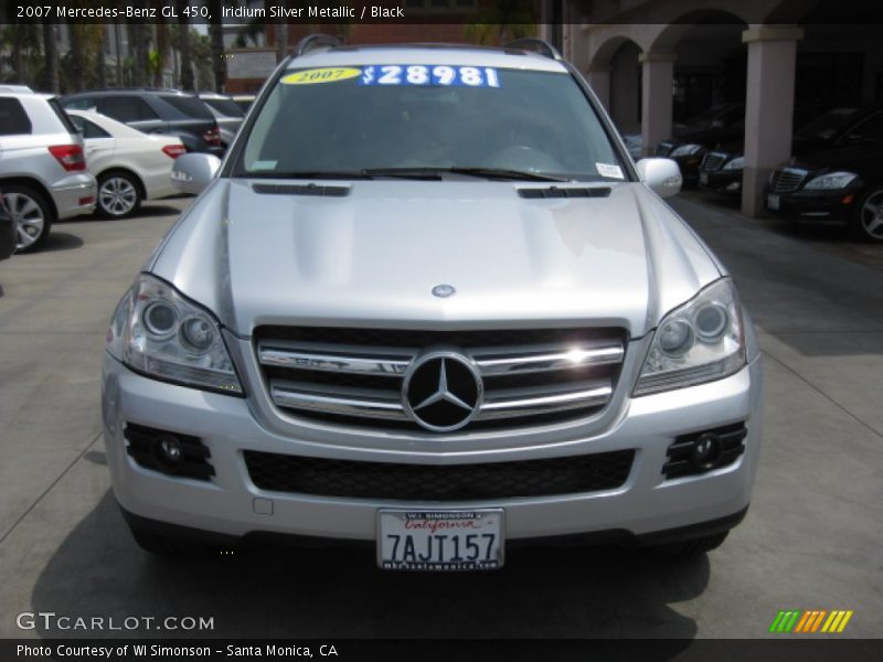 Iridium Silver Metallic / Black 2007 Mercedes-Benz GL 450