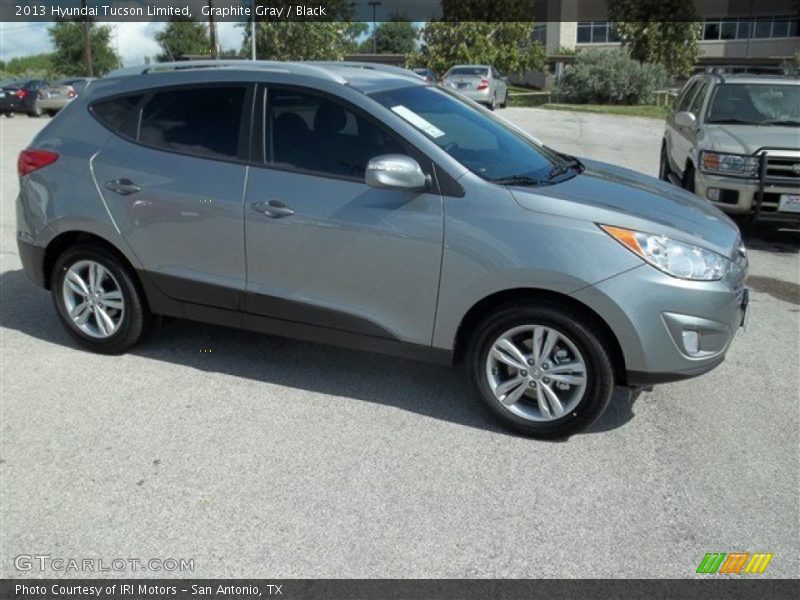 Graphite Gray / Black 2013 Hyundai Tucson Limited